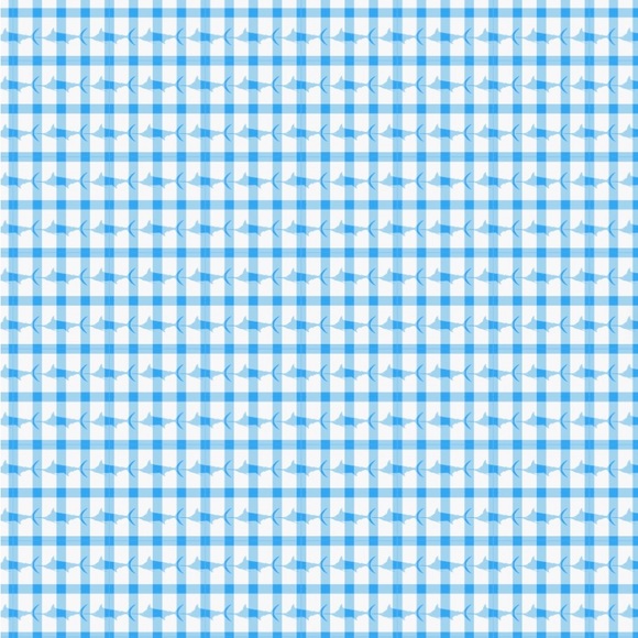 HUK Fishing Shirt Long Sleeve Button Down Vented Santiago Blue White Men's Small - Picture 4 of 16